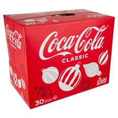 Coca-Cola Classic Soft Drink Multipack Cans 30x375mL